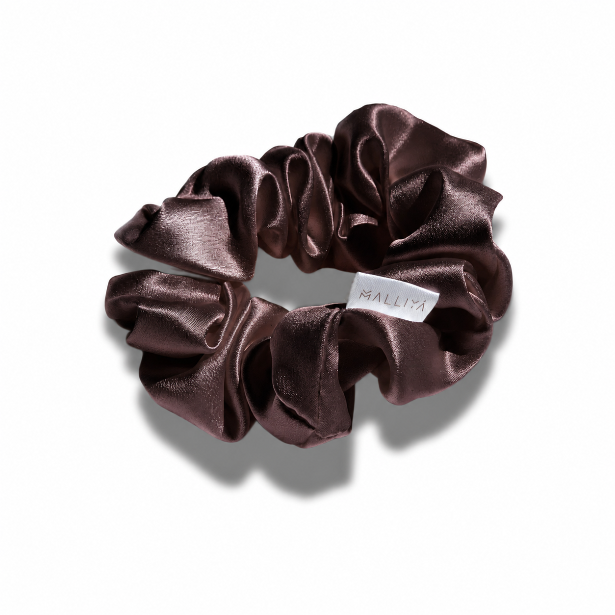 Large Silk Scrunchie - Hot Chocolate